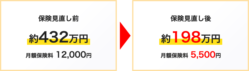 保険見直し前 保険見直し後
