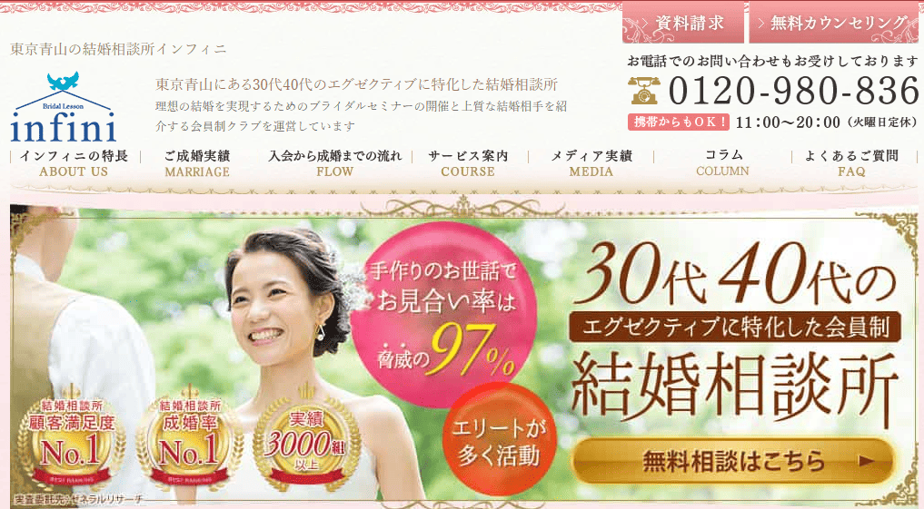 結婚相談所インフィニ